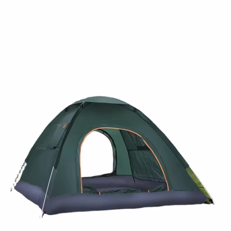Outdoor waterproof quick-setup camping tent for 2-4 people