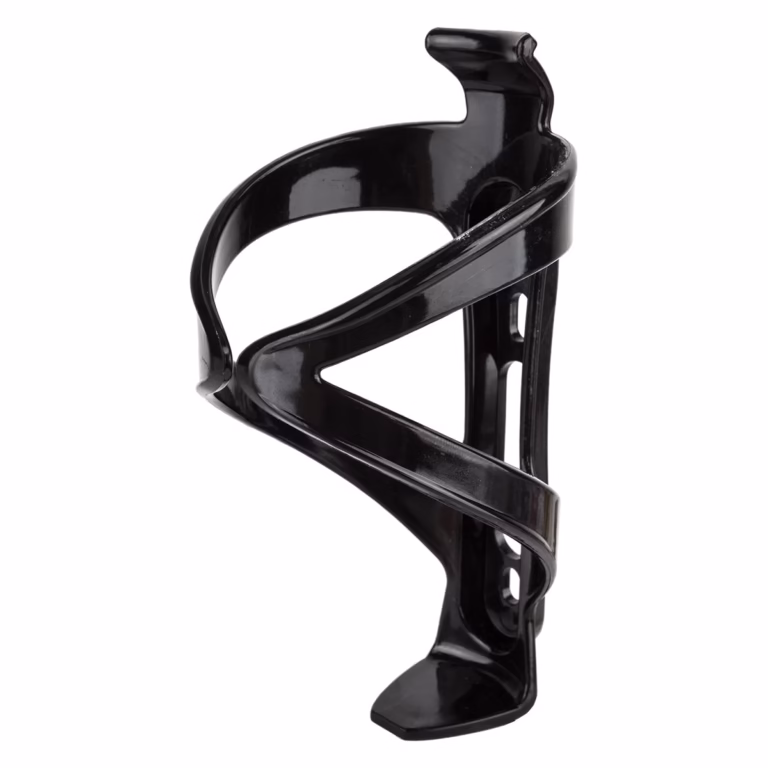 Composite bike bottle cage in blue gloss, two-bolt mount
