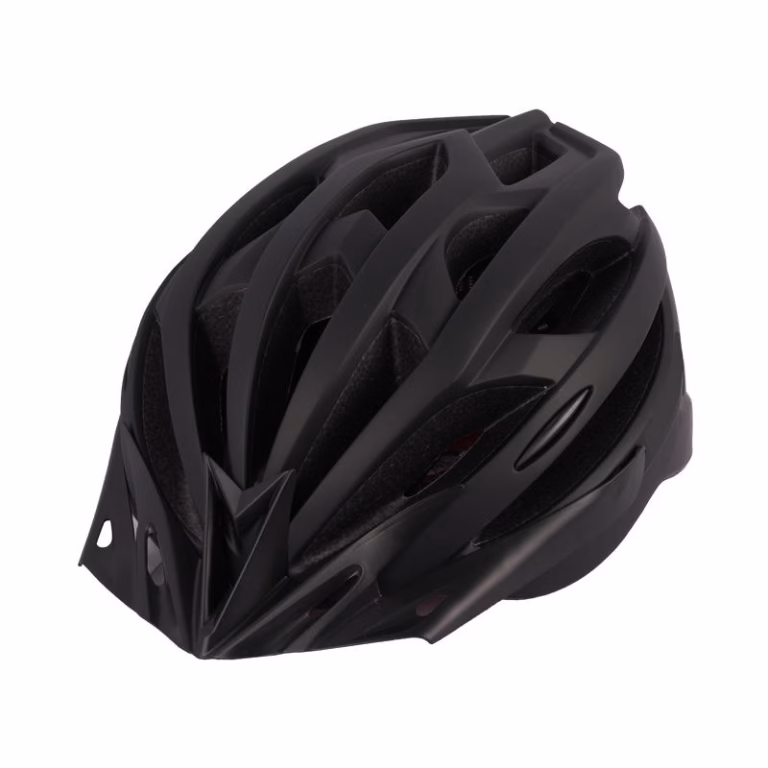 Folding bike helmet, EPS liner and ABS shell, LED rear light